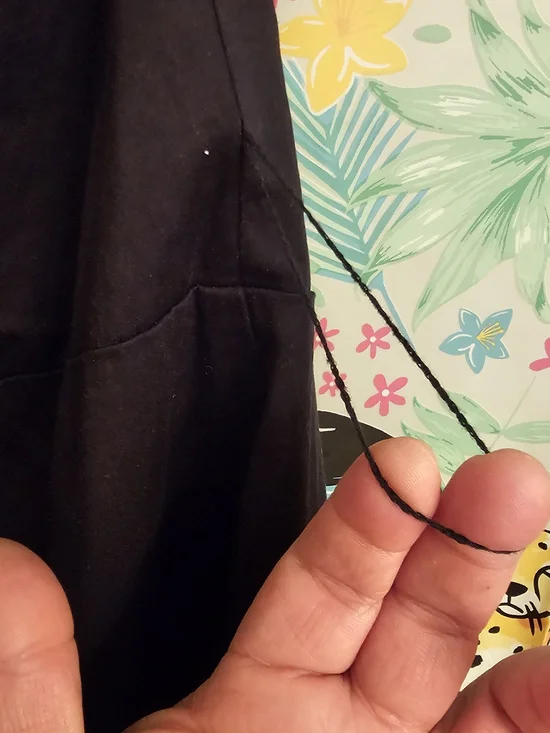 Halter Collared Fit-and-Flare Dress in Black - Picture 6 of 11